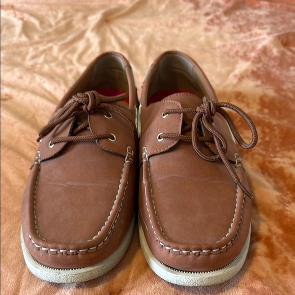 Rocawear Brown Boat Shoes with Moccasin Stitching - Picture 1 of 4